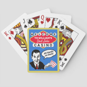 Funny Pap Joke Casino Persoonlijke naam Pokerkaarten