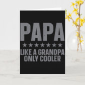 Funny Papa Art For Grandpa From Grandkids Father's Kaart (Gele Bloem)