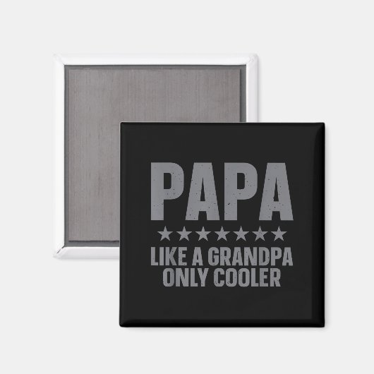 Funny Papa Art For Grandpa From Grandkids Father's Magneet (Voorkant / Achterkant)