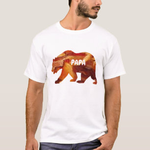 Funny Papa Beer Funny Beer Bacon T-Shirt Ontwerp