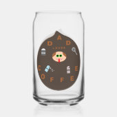 Funny Papa Monster aime le café (Verso)