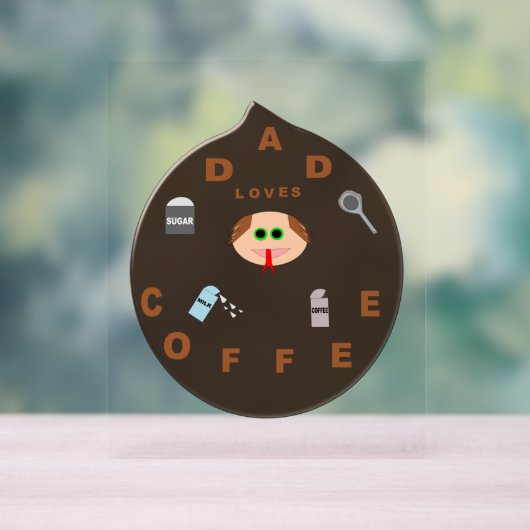 Funny Papa Monster aime le café (Neutre)