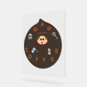 Funny Papa Monster aime le café (Angle)
