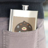 Funny Papa Monster aime les flacons de café (En situation)