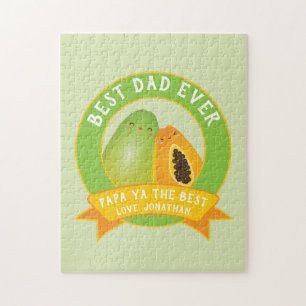 Funny Papa Ya de beste papieren pun voor papa Legpuzzel
