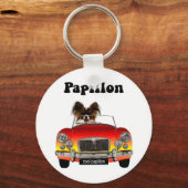 Funny Papillon Sleutelhanger (Voorkant)