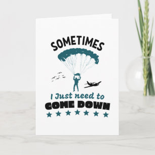 Funny Parachutist komt op Skydive Kaart