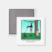 Funny Parenthood Humor Koelkastmagneet Magneet (Voorkant / Achterkant)