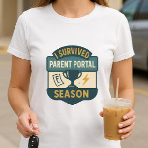 Funny Parents School Shirt; Ouderportaal editie T-shirt