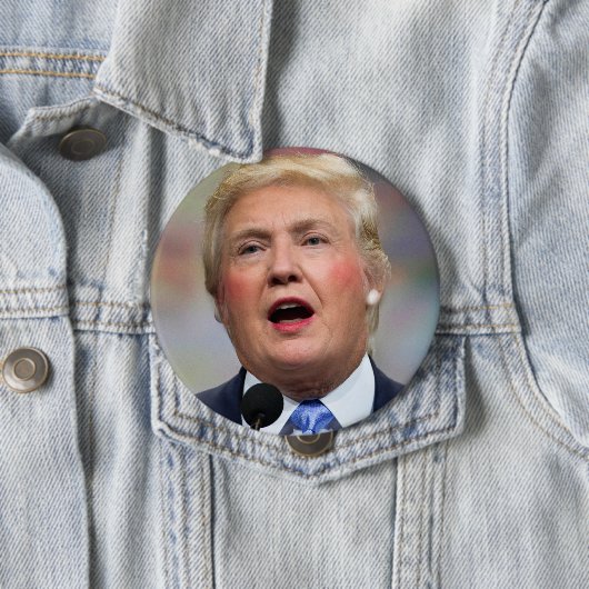 Funny Parody Donald Clinton Button (In situ)