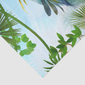 Funny Parrot Bird Wearing Glasses Tissuepapier (Detail)