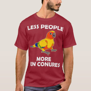 Funny Parrot Lover Miness People Sun Conure T-shirt