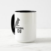 Funny Parrot Personal DJ Mug for Parrot Owners Mok (Voorkant links)