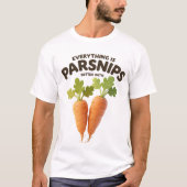 Funny Parsnip Shirt - Vegetable Lover Gift Tee (Voorkant)