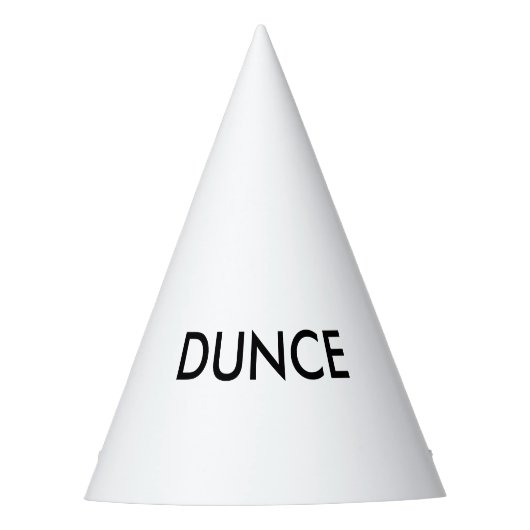 Funny party dunce pet feesthoedjes (Voorkant)