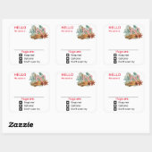 Funny Party Name Tag Badge Kerstmis (Vel)