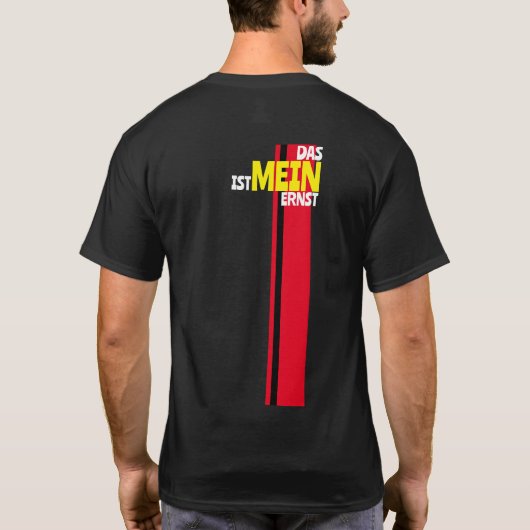 Funny Party T Shirt Smile and Kiss Slogan Cool Man (Achterkant)