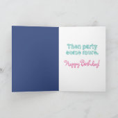Funny Party zegt dat de Koeien thuisdag komen Kaart (Binnen)