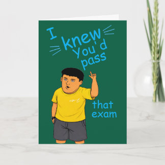 funny Passed the bar exam card Kaart