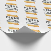 Funny Pasta Pun Cadeaupapier (Hoek)