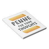 Funny Pasta Pun Notitieblok (Schuin)