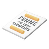 Funny Pasta Pun Notitieblok (Gedraaid)