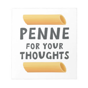 Funny Pasta Pun Notitieblok