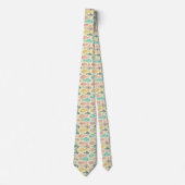Funny Pastel Fishbone Stropdas (Voorkant)