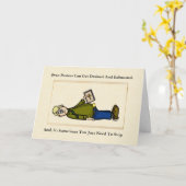 Funny Pastor Appreciation Card Ver. 2 Kaart (Gele Bloem)