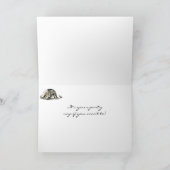 Funny Pastor Birthday Tired Napping Husky Dog Kaart (Binnen)