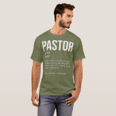 Funny Pastor Definition Gift Christelijke Preacher T-shirt (Voorkant volledig)