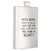 Funny Patch Birding is ongezond Heupfles (Rechts)