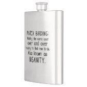 Funny Patch Birding is ongezond Heupfles (Links)