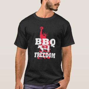 Funny Patriotic Grilling Accessoires Barbecue Free T-shirt