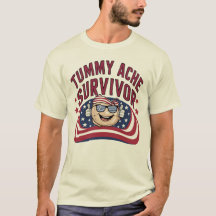 Funny Patriotic Pap T-shirt - Buikpijn Overlevende