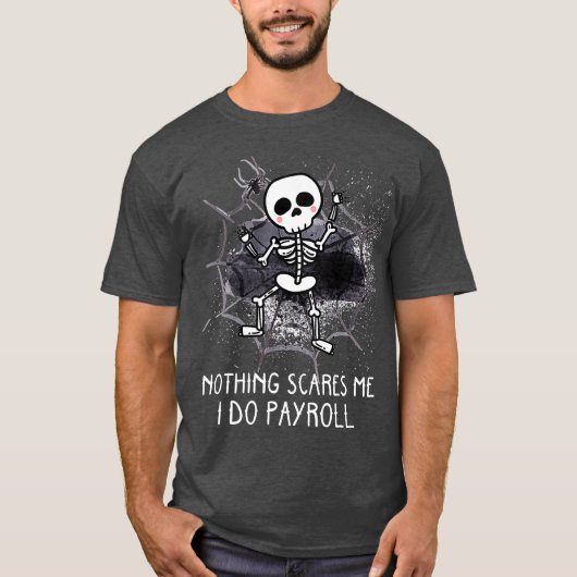 Funny Payroll Halloween Human Resources Costume T-shirt (Voorkant)
