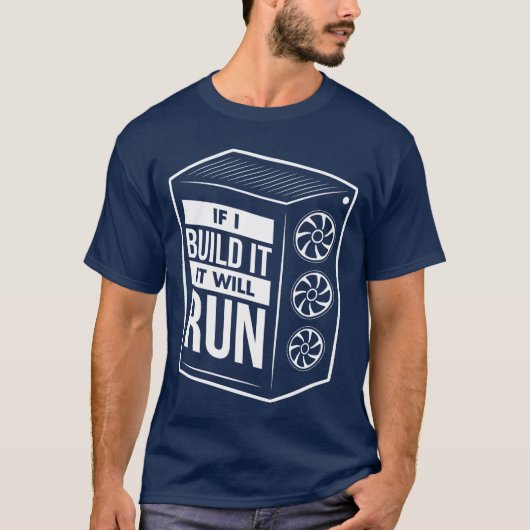 Funny PC Builder Computer Builder PC Gamer Gift gi T-shirt (Voorkant)