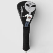 Funny Peace Alien Golfheadcover (Voorkant)