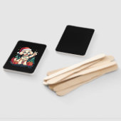 Funny Peace Hand Poodle Christmas Lights Womens Me Handwaaier (Niet-gemonteerd)