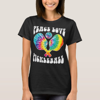 Funny Peace Love Pickleball  Design 343 T-shirt
