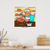 Funny Peach Cobbler Rick London Poster (Cuisine)
