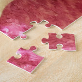 Funny Peaches le Tuxedo Cat Pink Puzzle (Côté)