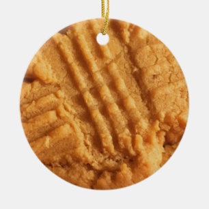 Funny Peanut Butter Cookie Pun Kerstmis Keramisch Ornament