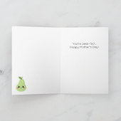 Funny Pear Carte de la fête des mères (Intérieur)