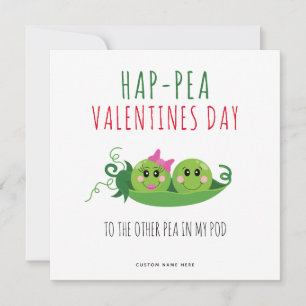 Funny Peas Valentijnsdag Romantic Kaart