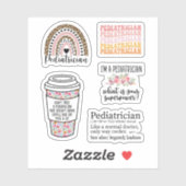 Funny Pediatricia Pack Sticker (Vel)