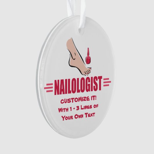 Funny Pedicure Ornament (voorkant)