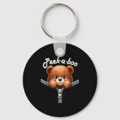 Funny - Peek-a-boo - Bear Sleutelhanger (Voorkant)