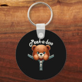 Funny - Peek-a-boo - Bear Sleutelhanger (Voorkant)