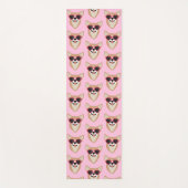 Funny Pembroke Welsh Corgi Pattern Pink Yogamat (Voorkant)